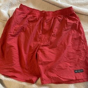 Columbia Bold Red Swim Trunks size large